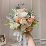  (3cm x Dài 45m) Cuộn Dây Ruy Băng Vải Ren, Khổ 3cm * Cuộn dài 45m, Trang Trí Bó Hoa - Quà Tặng 