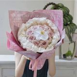  (38x49cm) Giấy Gói Hoa DÀY -  Hiệu Ứng Vân Đá -  Form Cứng - DIY 