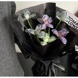  (50cm x 10m) Cuộn Giấy Gói Hoa Tổ Ong, Giấy Kéo Lưới Lục Giác Nghệ Thuật 