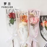  Túi Chữ Bóng Kiếng Gói Hoa, Túi Đựng Bông Hoa Nhiều Kiểu Chữ Nhiều Màu 