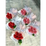  (Lẻ Đàu Bông) Hoa Hồng Nhũ Kim Tuyến, Hoa Sáp, Để Làm Quà Tặng, Bó Hoa, Lọ Hoa Để Bàn. 