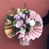  ( 58cm* 58cm) Giấy Cao Cấp 2 Mặt, Mặt Màu Và Mặt Nhũ Đồng. 