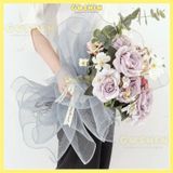  (50cm x 1mét) Cuộn Lưới Thô, Lưới Ô Vuông Nhỏ, Lưới Cứng Gói Hoa, Trang Trí Giỏ Hoa, Giỏ Quà 