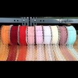  (3cm x Dài 45m) Cuộn Dây Ruy Băng Vải Ren, Khổ 3cm * Cuộn dài 45m, Trang Trí Bó Hoa - Quà Tặng 