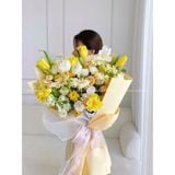 (58*58cm) Giấy Satin Gói Hoa Mờ Đặc Cao Cấp Không Thấm Nước, Màu Đẹp Sắc Nét. 