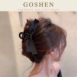  Kẹp Tóc Đính Nơ Lụa Cao Cấp Sang Trọng Đơn Giản 