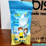  (1 Túi/10 Cái) Khẩu trang BISOU KF94 Trẻ Em Từ 4 đến 12 tuổi 