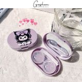  Hộp Đựng Lens, Hộp Đựng Kính Áp Tròng Có Gương Hoạt Hình Dễ Thương 