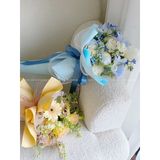  (58*58cm) Giấy Satin Gói Hoa Mờ Đặc Cao Cấp Không Thấm Nước, Màu Đẹp Sắc Nét. 