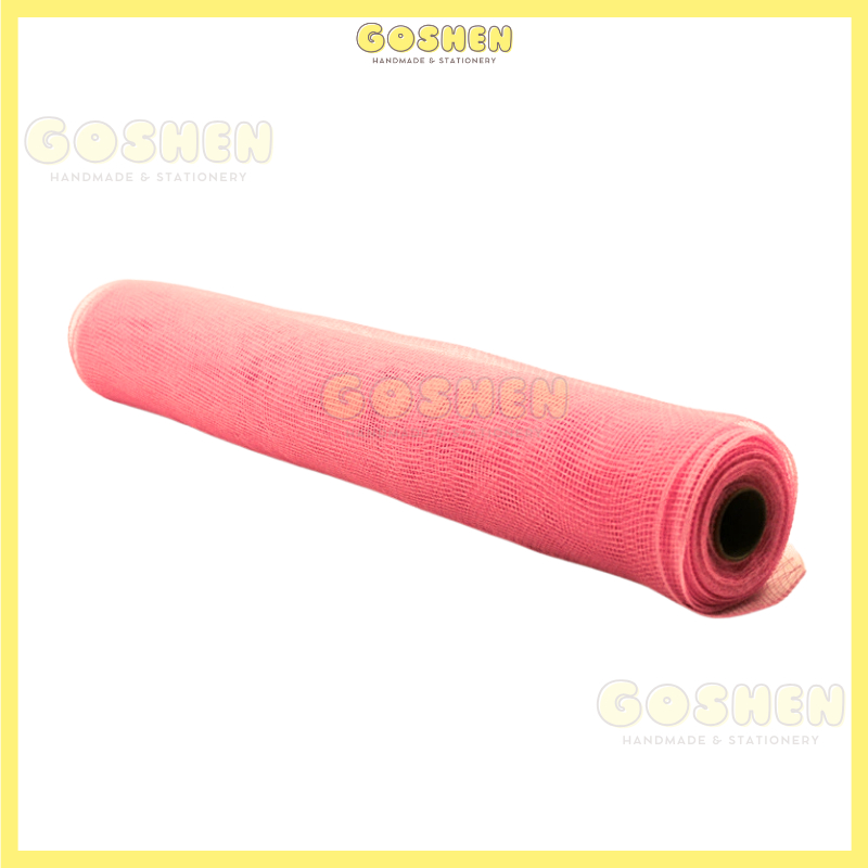  (50cm x 1mét) Cuộn Lưới Thô, Lưới Ô Vuông Nhỏ, Lưới Cứng Gói Hoa, Trang Trí Giỏ Hoa, Giỏ Quà 