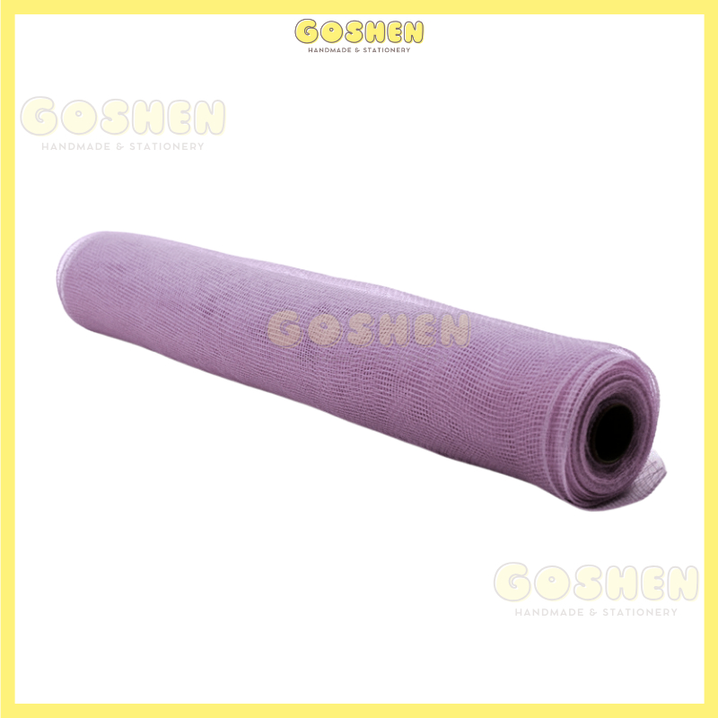  (50cm x 1mét) Cuộn Lưới Thô, Lưới Ô Vuông Nhỏ, Lưới Cứng Gói Hoa, Trang Trí Giỏ Hoa, Giỏ Quà 