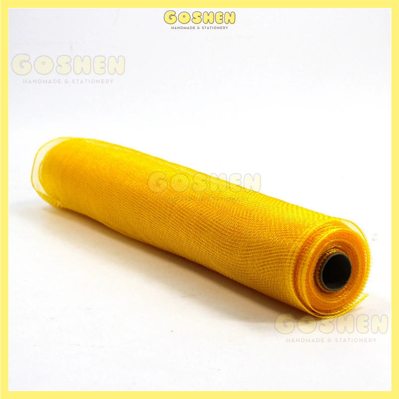  (50cm x 1mét) Cuộn Lưới Thô, Lưới Ô Vuông Nhỏ, Lưới Cứng Gói Hoa, Trang Trí Giỏ Hoa, Giỏ Quà 