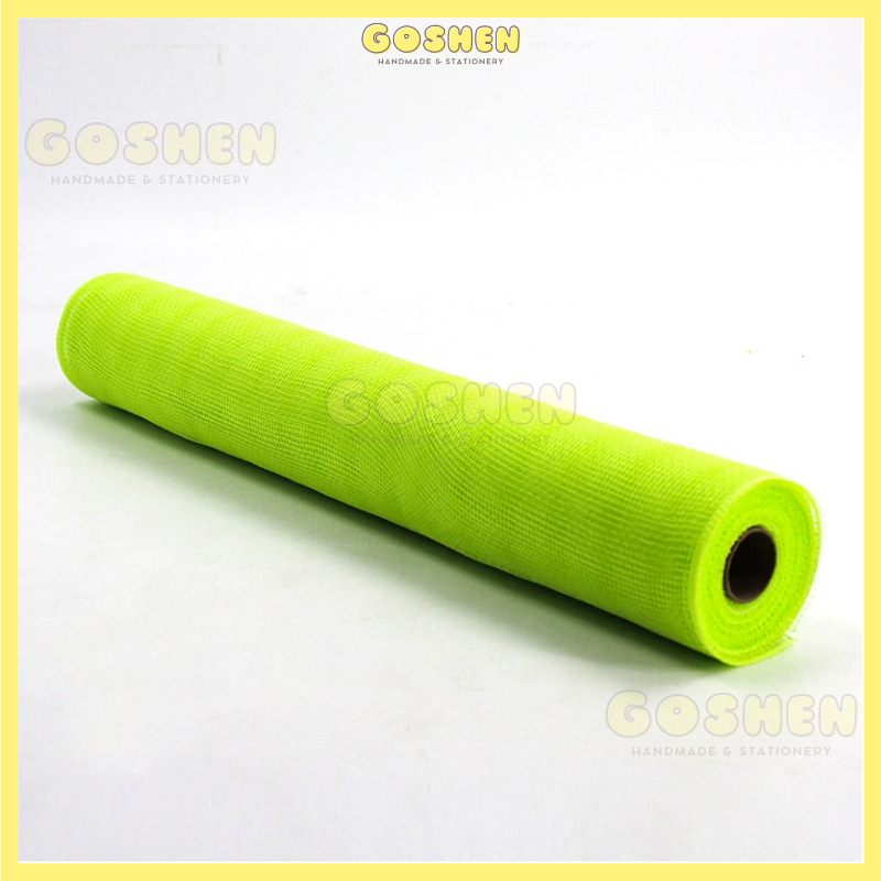  (50cm x 1mét) Cuộn Lưới Thô, Lưới Ô Vuông Nhỏ, Lưới Cứng Gói Hoa, Trang Trí Giỏ Hoa, Giỏ Quà 