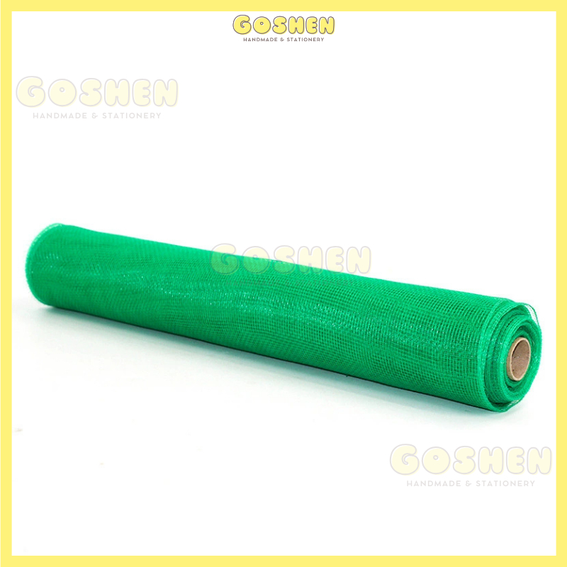  (50cm x 1mét) Cuộn Lưới Thô, Lưới Ô Vuông Nhỏ, Lưới Cứng Gói Hoa, Trang Trí Giỏ Hoa, Giỏ Quà 