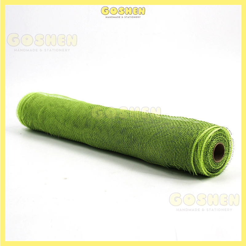  (50cm x 1mét) Cuộn Lưới Thô, Lưới Ô Vuông Nhỏ, Lưới Cứng Gói Hoa, Trang Trí Giỏ Hoa, Giỏ Quà 