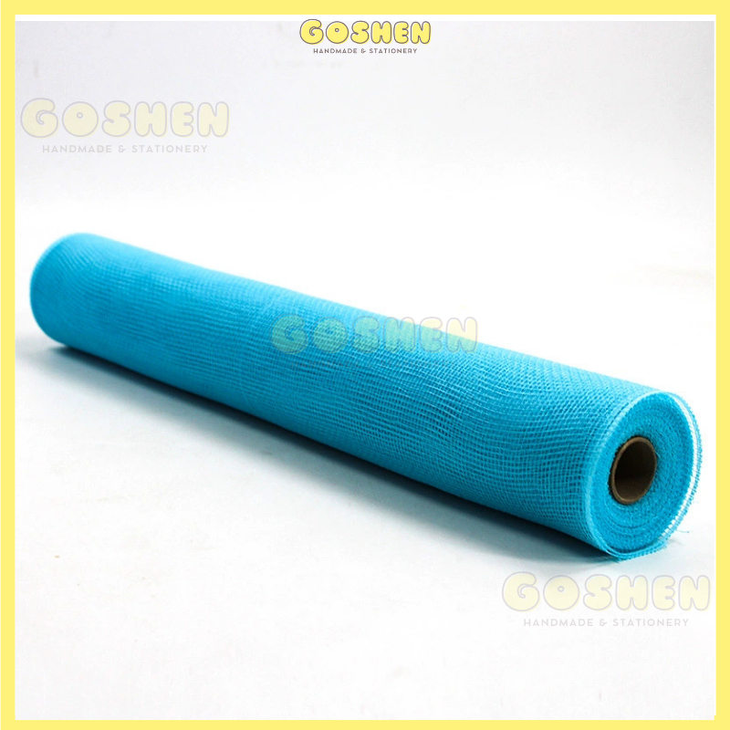  (50cm x 1mét) Cuộn Lưới Thô, Lưới Ô Vuông Nhỏ, Lưới Cứng Gói Hoa, Trang Trí Giỏ Hoa, Giỏ Quà 
