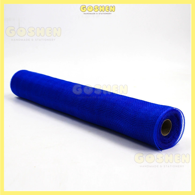  (50cm x 1mét) Cuộn Lưới Thô, Lưới Ô Vuông Nhỏ, Lưới Cứng Gói Hoa, Trang Trí Giỏ Hoa, Giỏ Quà 