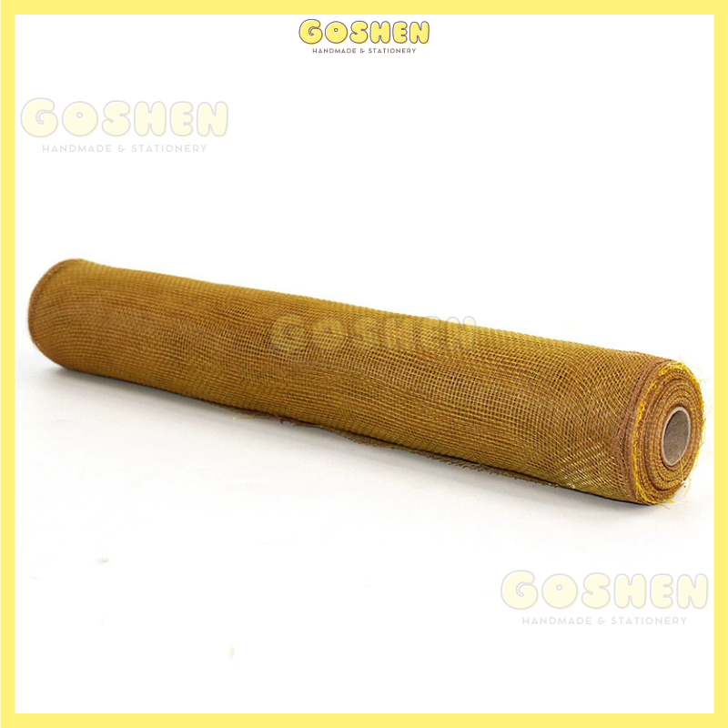  (50cm x 1mét) Cuộn Lưới Thô, Lưới Ô Vuông Nhỏ, Lưới Cứng Gói Hoa, Trang Trí Giỏ Hoa, Giỏ Quà 