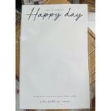  (45*30cm) Giấy Gói Hoa In Chữ Tiếng Anh Phông Trắng Không Thấm Nước - Giấy Gói Quà, Giấy Gói Hoa, Giấy Bó Hoa. 