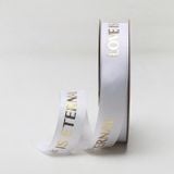 (1cm x Dài 45m) Cuộn Dây Ruy Băng In Chữ LOVE IS ETERNAL, Nhiều Màu Sắc, Trang Trí Nơ, Gói Quà. 