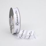  (2.5cm x Dài 45 mét) Cuộn Ruy Băng Lụa Chữ ROMANTIC đủ màu làm nơ, bó hoa, trang trí gói quà tặng siêu sang 