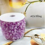  Chuỗi ( Cuộn ) Hạt Trai - Ngọc Trai Nhựa 8mm Nhiều Màu Trang Trí Hoa, Đồ Handmade 