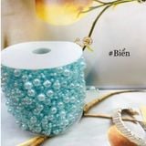  Chuỗi ( Cuộn ) Hạt Trai - Ngọc Trai Nhựa 8mm Nhiều Màu Trang Trí Hoa, Đồ Handmade 