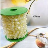  Chuỗi ( Cuộn ) Hạt Trai - Ngọc Trai Nhựa 8mm Nhiều Màu Trang Trí Hoa, Đồ Handmade 