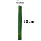  Kẽm cành, kẽm thân, que kẽm bọc nhựa 30cm, 40cm làm thân hoa giả 