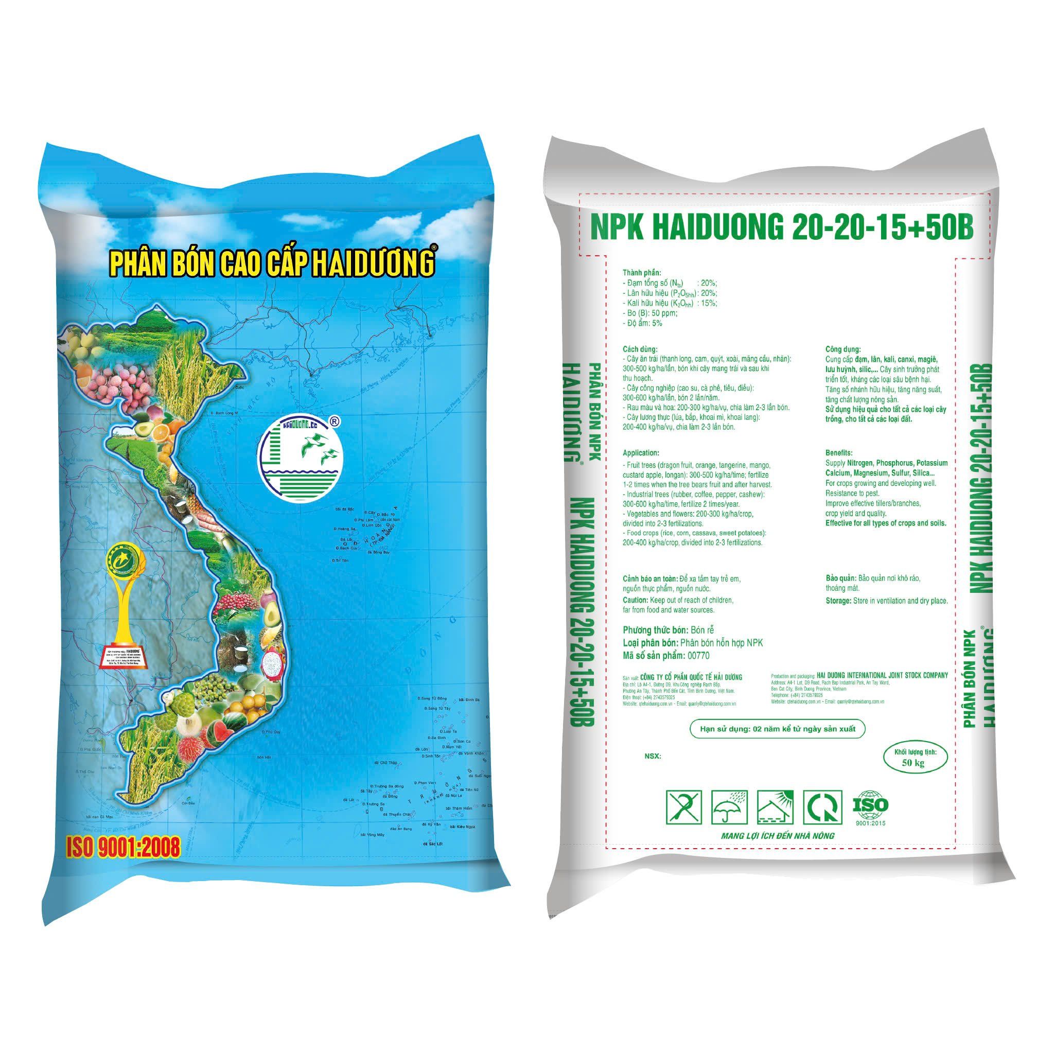  NPK HaiDuong 20-20-15+50B 