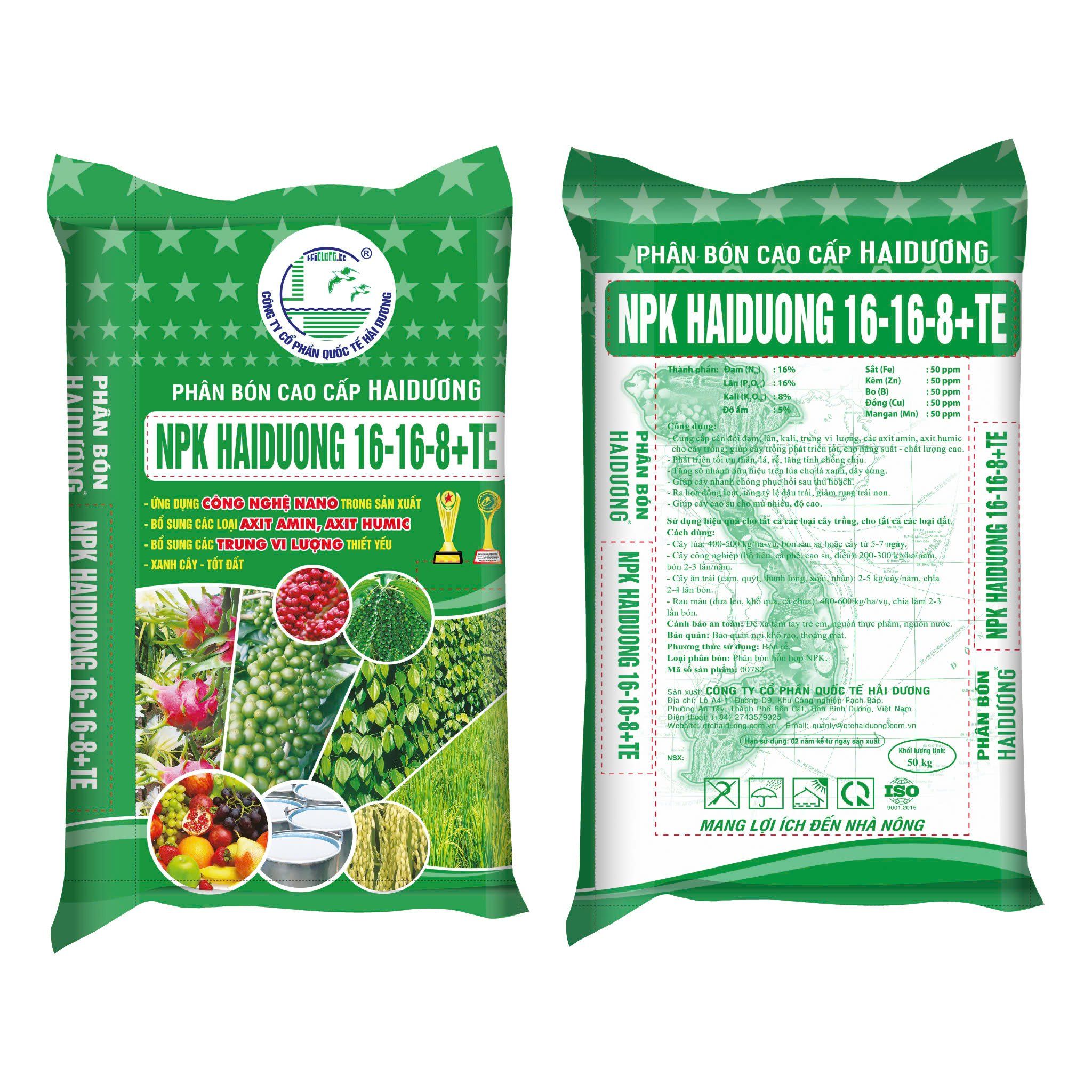  NPK HaiDuong 16-16-8+TE (CAT) 