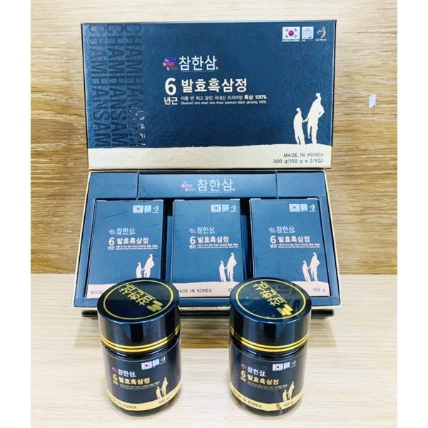  Cao Hắc Sâm Geumsan 100g x 3 Lọ 