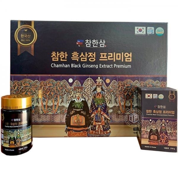  Cao Hắc Sâm Hàn Quốc Cao Cấp Chamhan 250g x 4 Lọ 