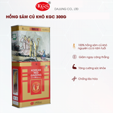  Sâm KGS Nguyên Củ Khô 300g Củ Trung ( 26-30 củ) 