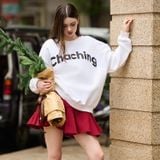  Chân Váy Dáng Xòe Nỉ Bông - Đỏ rượu 