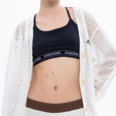 CHACHING MESH CARDIGAN – CREAM WHITE