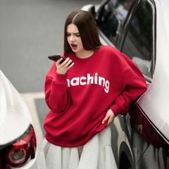 Chân Váy Dáng Xòe Nỉ Bông - Xám