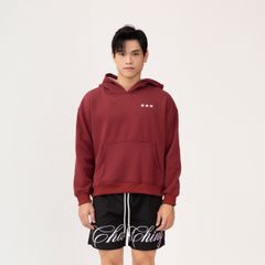 Áo Hoodie Unisex Form Oversize - Đỏ