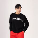  Áo Sweater Unisex Form Oversize - Đen 