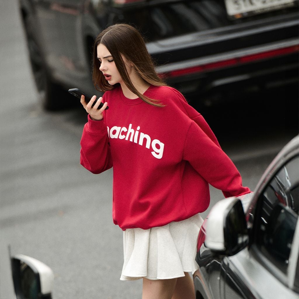 Chân Váy Dáng Xòe Nỉ Bông - Xám