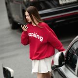  Chân Váy Dáng Xòe Nỉ Bông - Xám 