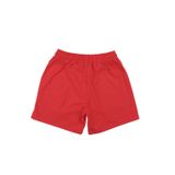  Quần Short Vải Dù Logo Thêu Unisex - Đỏ 