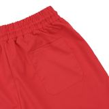  Quần Short Vải Dù Logo Thêu Unisex - Đỏ 