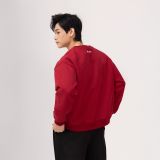  Áo Sweater Unisex Form Oversize - Đỏ 