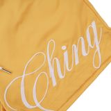  Quần Short Vải Dù Logo Thêu Unisex - Vàng 