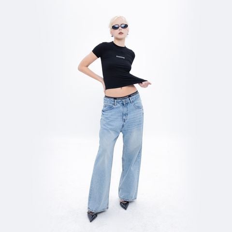 CHACHING BASIC BABY TEE – BLACK