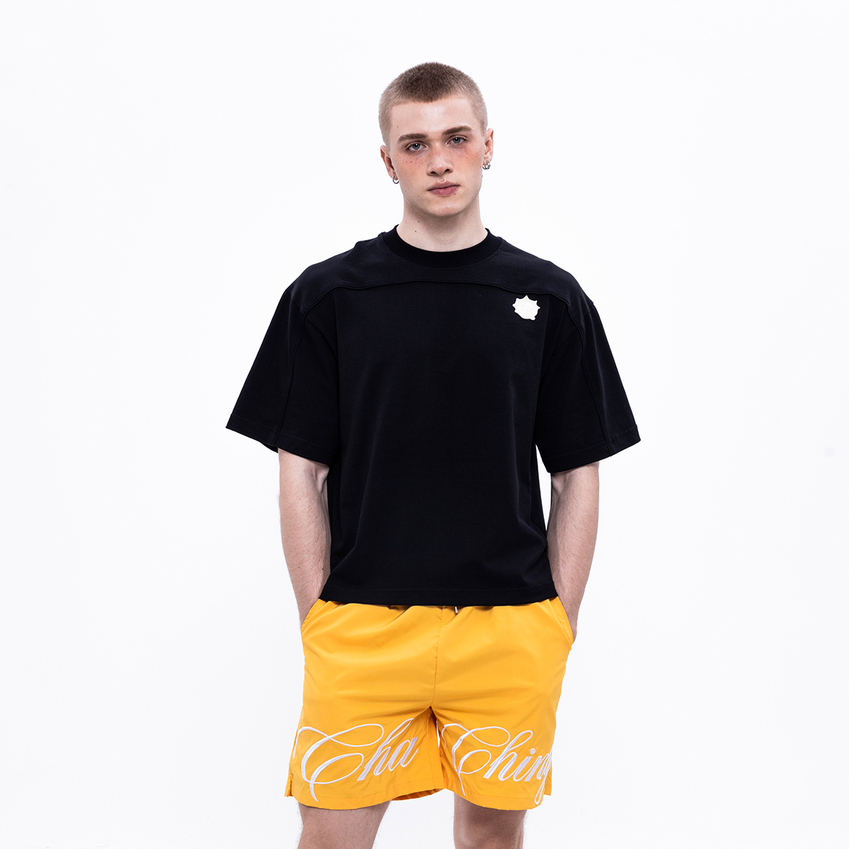  CHACHING STAMP T-SHIRT – BLACK 