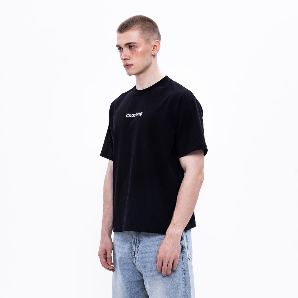 CHACHING BIG BOY T-SHIRT - BLACK