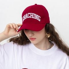NÓN LƯỠI TRAI THÊU LOGO 3D - ĐỎ