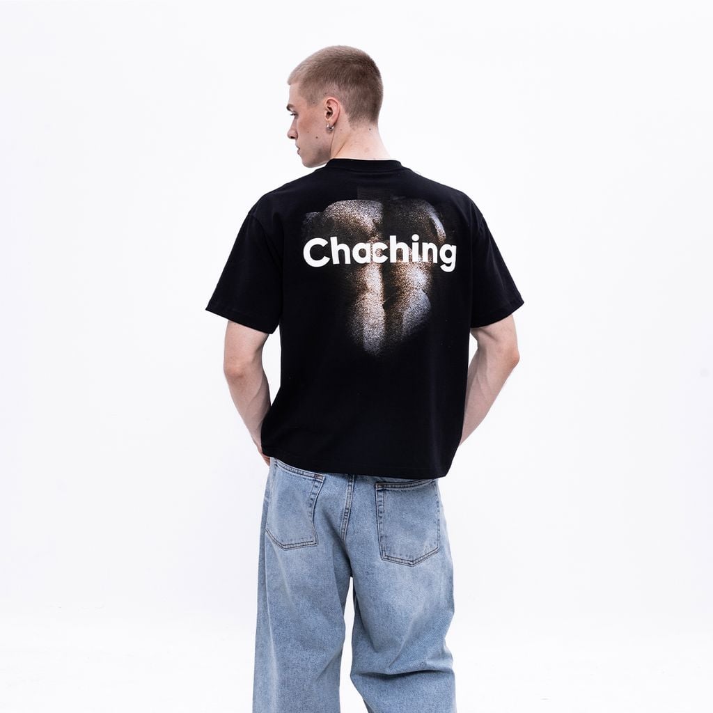 CHACHING BIG BOY T-SHIRT - BLACK